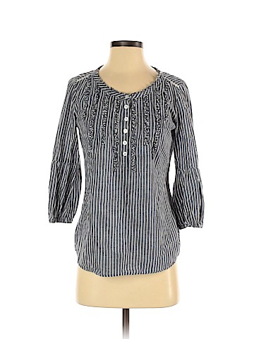DKNY 3/4 Sleeve Button-Down Shirt (view 1)