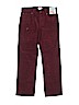 Cat & Jack Solid Burgundy Cords Size 10 - photo 1