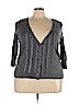 Lane Bryant 100% Cotton Gray Pullover Sweater Size 22 - 24 Plus - photo 1