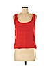 St. John Red Sleeveless Top Size M - photo 1