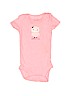 The Children's Place Pink Short Sleeve Onesie Size Preemie - photo 1