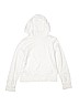 Old Navy 100% Cotton Solid White Pullover Hoodie Size 8 - photo 2