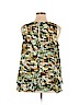 Harper & Liv 100% Polyester Green Sleeveless Blouse Size 1X - photo 2