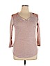 Bobbie Brooks Pink Long Sleeve Top Size XL - photo 1