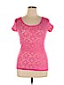 rue21 Pink Short Sleeve Top Size XL - photo 1