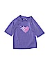 Kanu Surf Hearts Stars Purple Rash Guard Size 5T - photo 1