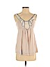 BCBGMAXAZRIA Tan Sleeveless Top Size XS - photo 1