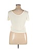 American Eagle Outfitters Ivory Short Sleeve Top Size L - photo 2