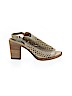 Barbara Barbieri 100% Suede Tan Sandals Size 7 1/2 - photo 1