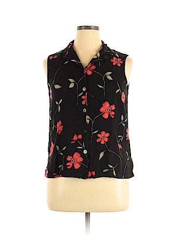 Kathie Lee Short Sleeve Button-Down Shirt (view 1)