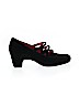 Pas De Rouge 100% Suede Black Heels Size EU 39 1/2 - photo 1