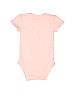 Carter's 100% Cotton Pink Short Sleeve Onesie 6-9 MO / 9 MO - photo 2