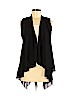 Double Zero 100% Polyester Black Cardigan Size M - photo 1