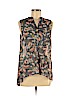 H&M 100% Polyester Black Sleeveless Blouse Size 8 - photo 1