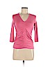 Jil Sander Pink 3/4 Sleeve Top Size M - photo 1