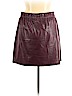 Ann Taylor LOFT 100% Polyester Burgundy Faux Leather Skirt Size XL - photo 2