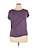 Simply Vera Vera Wang Purple Short Sleeve Top Size XL (petite) - photo 1