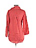 Cynthia Rowley TJX 100% Linen Pink 3/4 Sleeve Blouse Size L - photo 2