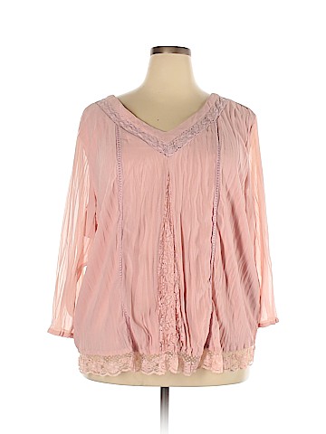 Together 3/4 Sleeve Blouse (view 1)