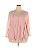 Together 100% Polyester Pink 3/4 Sleeve Blouse Size 18 - photo 1