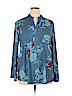 floryday Blue Long Sleeve Blouse Size XL - photo 1