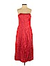 Jessica McClintock Red Cocktail Dress Size 6 (petite) - photo 1