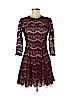 Francesca's Burgundy Casual Dress Size M - photo 1