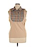Kathleen Kirkwood Tan Sleeveless Top Size XL - photo 1