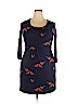 Boden Blue Casual Dress Size 14 - photo 1