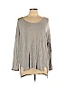 Forever 21 Gray Long Sleeve Top Size L - photo 1