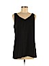 G.I.L.I. Got It Love It 100% Polyester Black Sleeveless Blouse Size 8 - photo 1
