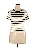 Kasper White Short Sleeve Top Size 10 (petite) - photo 1