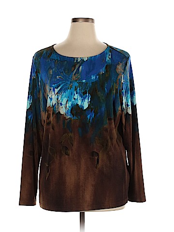 Bob Mackie Long Sleeve Top (view 1)