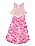 One Step Up 100% Polyester Pink Special Occasion Dress Size 7 - 8 - photo 2