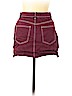 Forever 21 100% Cotton Burgundy Denim Skirt Size L - photo 2