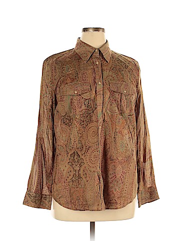 Lauren by Ralph Lauren Long Sleeve Button-Down Shirt (view 1)