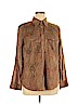 Lauren by Ralph Lauren 100% Cotton Brown Long Sleeve Button-Down Shirt Size 1X - photo 1