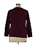 Croft & Barrow 100% Cotton Burgundy Long Sleeve T-Shirt Size 1X - photo 2