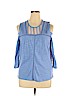 Democracy Blue 3/4 Sleeve Top Size 1X - photo 1