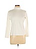 Karen Scott 100% Cotton White Pullover Sweater Size L (petite) - photo 1