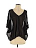 TOBI 100% Polyester Black Short Sleeve Blouse Size S - photo 1