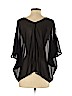 TOBI 100% Polyester Black Short Sleeve Blouse Size S - photo 2