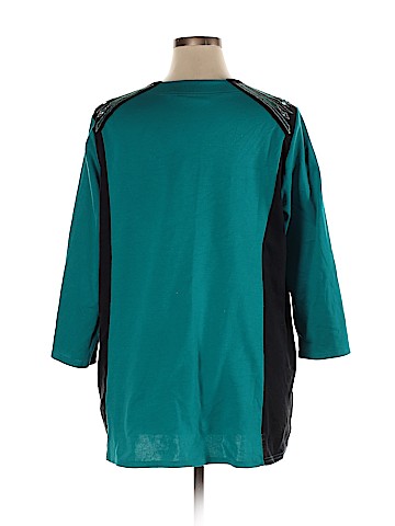 Bob Mackie 3/4 Sleeve Top (view 2)