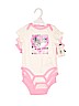 DKNY 100% Cotton Pink Short Sleeve Onesie Size 6-9 mo - photo 1