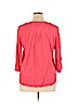 Chico's 100% Viscose Pink 3/4 Sleeve Blouse Size XL (3) - photo 2