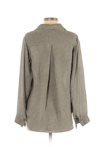 L'Agence Long Sleeve Silk Top (view 2)