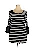 Lane Bryant Black 3/4 Sleeve Top Size 18 - 20 Plus - photo 1