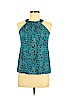 Ann Taylor Blue Sleeveless Silk Top Size 2 (petite) - photo 1