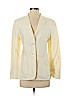 Max Mara 100% Linen Ivory Blazer Size 4 - photo 1