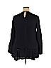 Mossimo 100% Polyester Black Long Sleeve Blouse Size XXL - photo 2